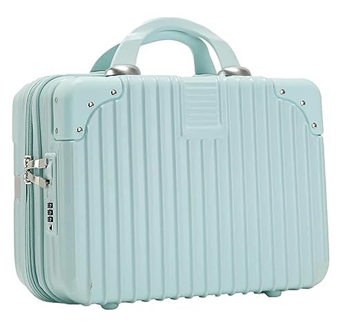 OUYUE Koffer Handgepäck, Wiederaufladbarer Funktions-Design-Koffer Für Damen, Passwort-Boarding Reisekoffer (Color : D, Size : 14inch) von OUYUE