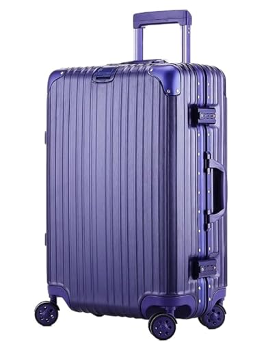 OUYUE Koffer Koffer Mit Rädern, Großes Fassungsvermögen, Hartkanten-Gepäck, Sicherheitskombinationsschloss Reisekoffer (Color : E, Size : 24in) von OUYUE
