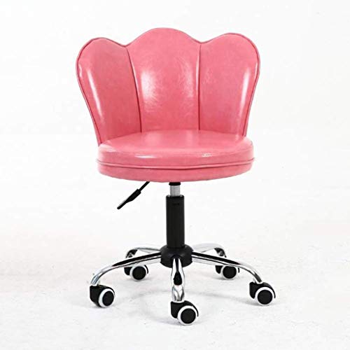OUZBEM Computer-Bürostuhlbezug, einfarbiger Universal-Stuhlbezug, elastischer Drehstuhlbezug (Rosa) Vision von OUZBEM