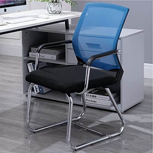 OUZBEM Computerstuhl, Heimbürostuhl, moderner, minimalistischer Studenten-Rückenlehne, Gamer-Stuhl, Gitterkomfort, Computersessel, Gaming-Stuhl (blau) Vision von OUZBEM