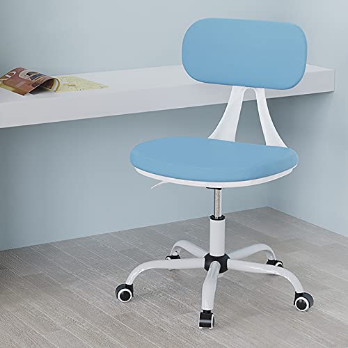 OUZBEM Ergonomischer Kinder-Schreibtischstuhl, Drehstuhl mit mittlerer Rückenlehne, höhenverstellbarer Heimbürostuhl (blau a 54 x 42 x 75) Vision von OUZBEM