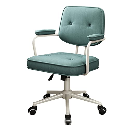 OUZBEM Home-Office-Stuhl, technischer Stoff, Schreibtischstuhl, Computerstuhl mit mittlerer Rückenlehne, Verstellbarer, ergonomischer Arbeitsrollstuhl (grün) Vision von OUZBEM