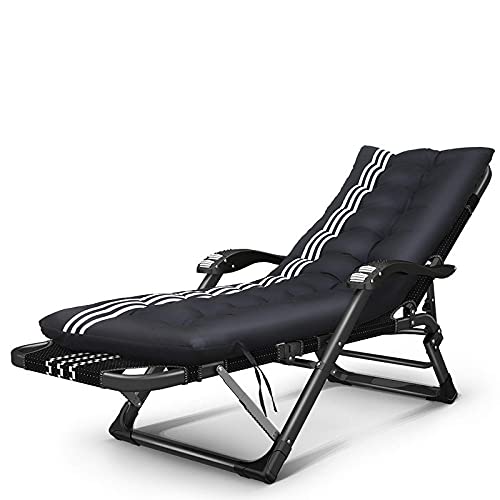 OUZBEM Klappbarer Chaiselongue-Stuhl, verstellbare, schwerelose, leichte Liegestühle für den Strand mit Wattepad, Sonnenliegen im Freien, F, bequemes Lieblingsgeschenk Vision von OUZBEM