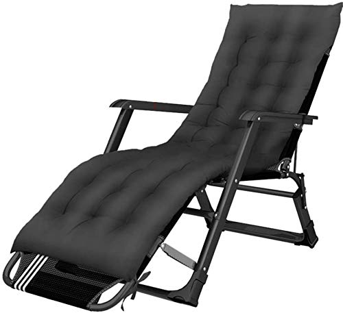 OUZBEM Leichte, verstellbare Sonnenliegen, klappbare Zero-Gravity-Liegestühle, Terrassenliegestühle mit gepolsterten Liegestühlen, klappbare, robuste Outdoor-Liegestühle, Lounge-Stuhl für Erwachsene, von OUZBEM