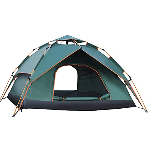 Pop-up-Strandzelt, Sonnenschutz, tragbar, leicht, Sofortzelt, Pop-up-Zelt für 2 bis 3 Personen, automatisch öffnendes hydraulisches Zelt für Familienausflüge, Wandern, Picknick und Partys Vision von OUZBEM
