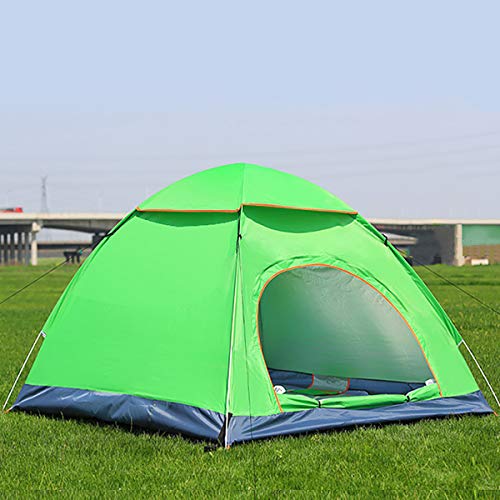 Zelt, Pop-up-Zelt, Strandzelt, Campingzelte, Innenzelt, Familienzelt, Pop-up-Zelte für Erwachsene, grün, 1 bis 2 Vision von OUZBEM