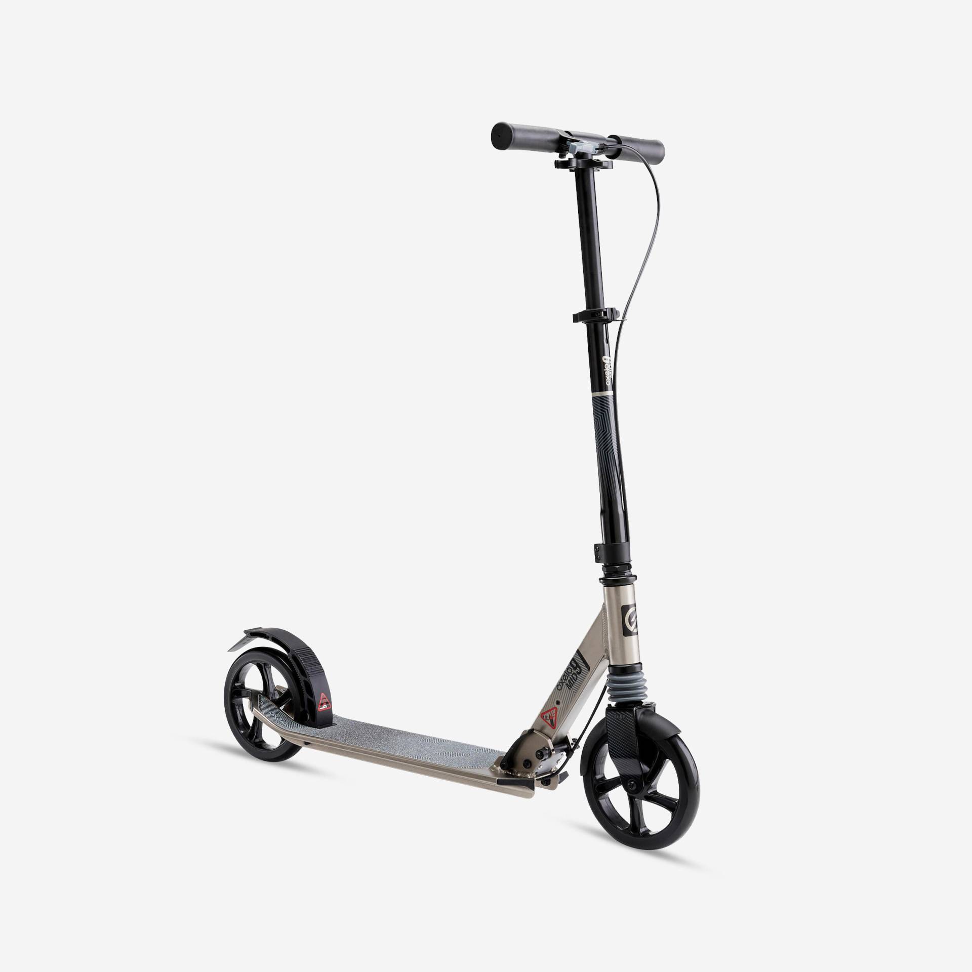 City-Roller Scooter - MID 9 grau von OXELO