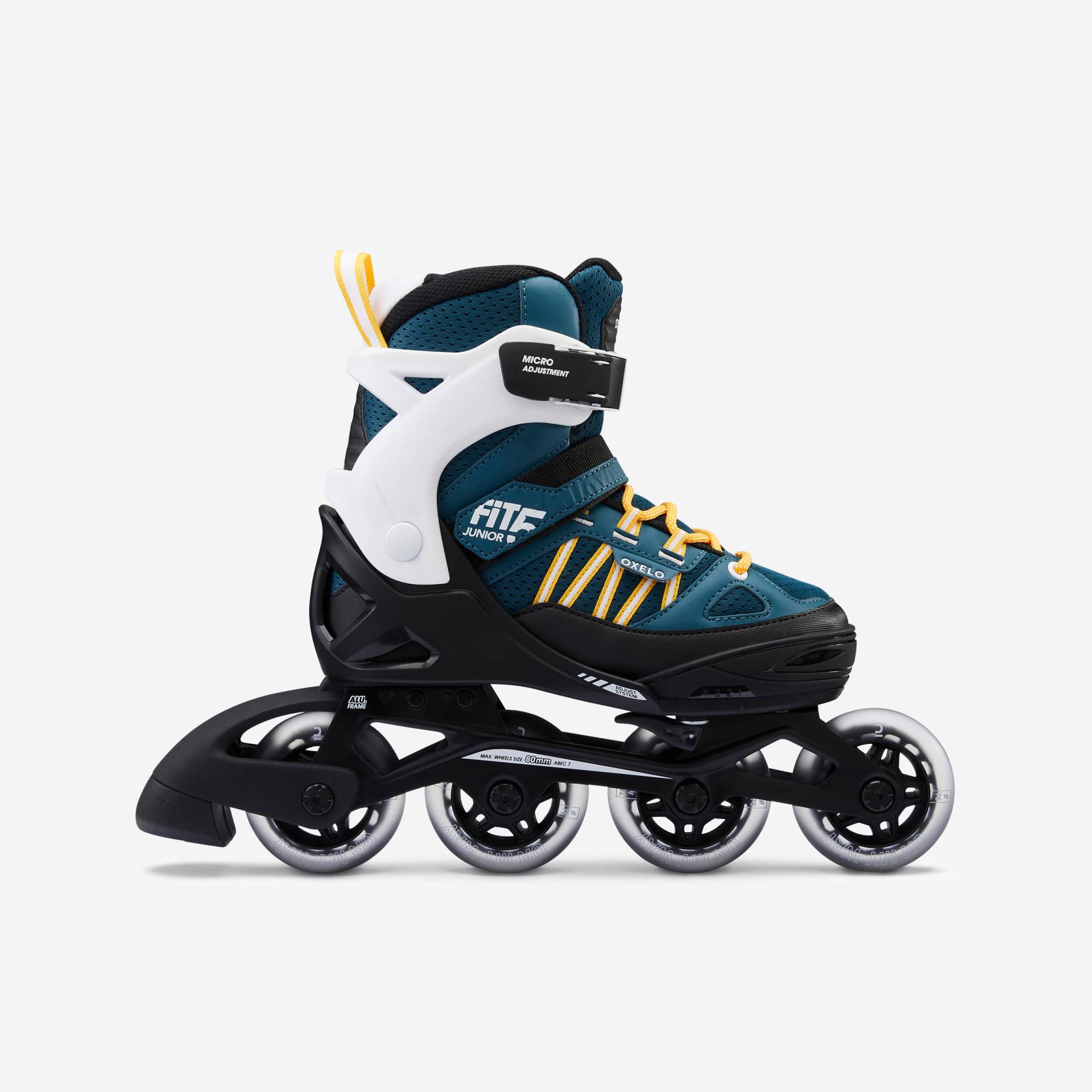 Inline Skates Inliner Fitness FIT 5 Racing Kinder blau von OXELO