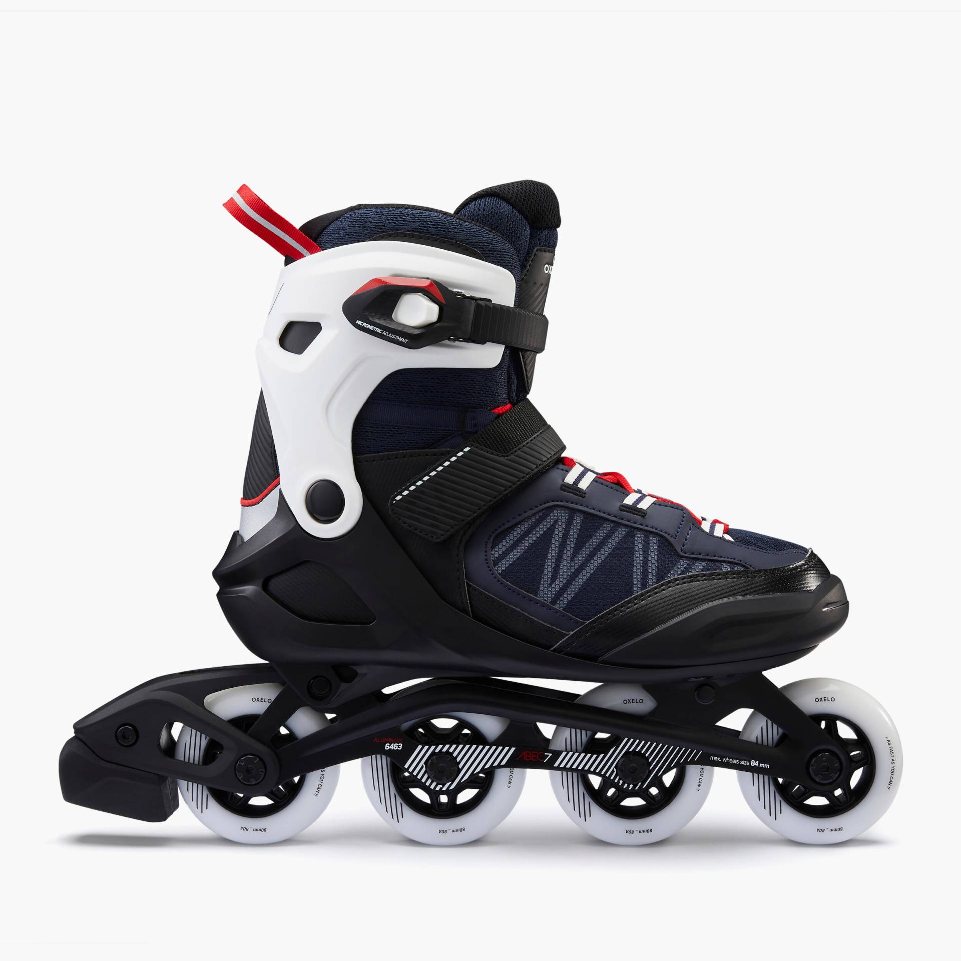 Inlineskates Inliner Damen/Herren - FIT500 blau/rot von OXELO