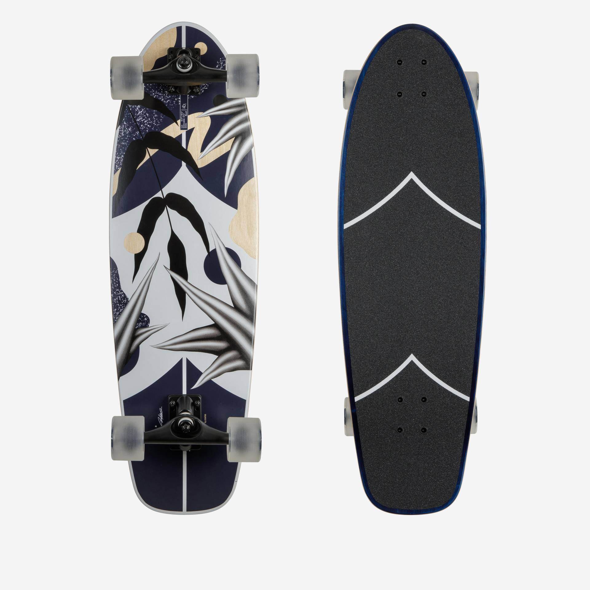 Longboard Surf Cruiser Skateboard 33'' - Natura blau von OXELO