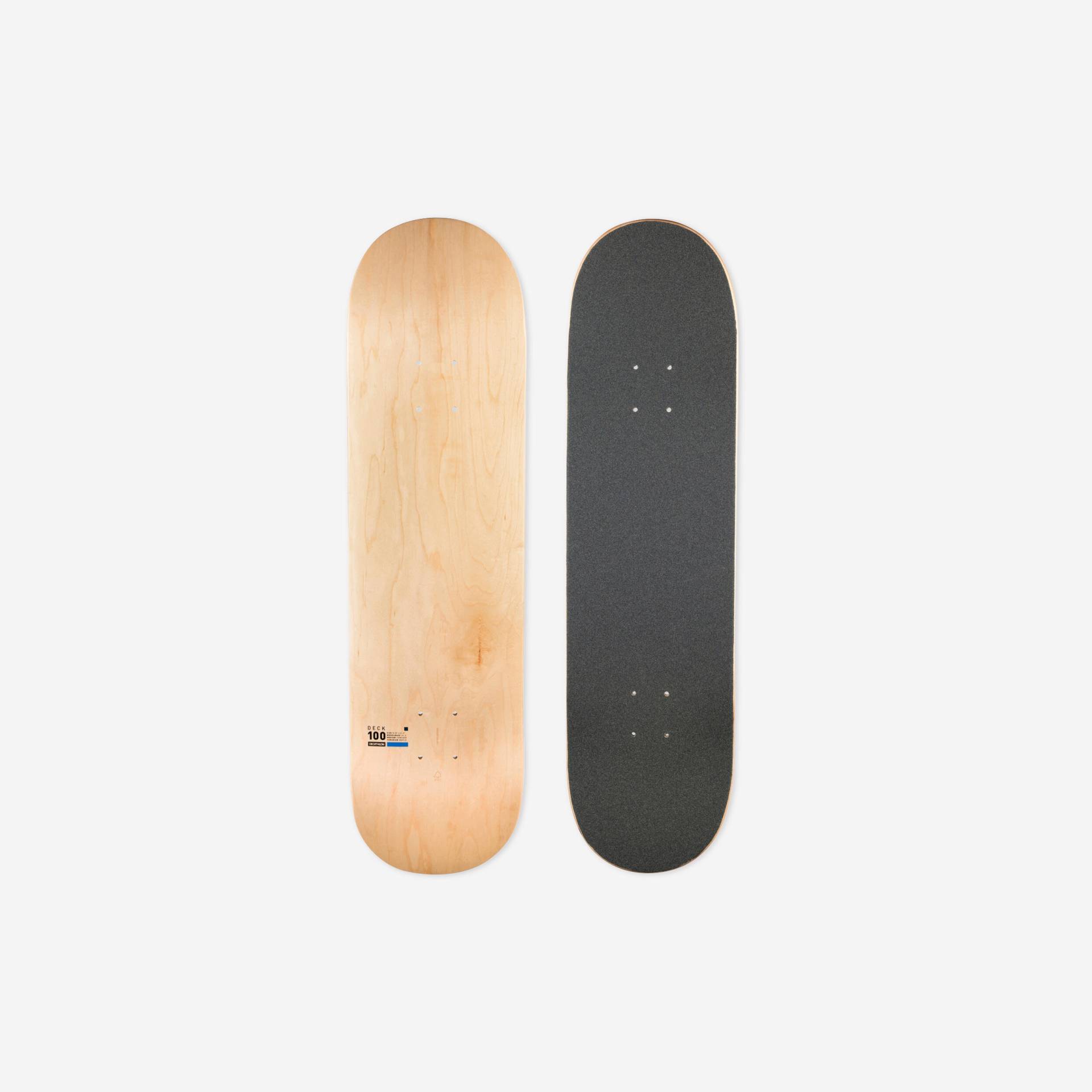 Skateboard Deck Ahornholz mit Griptape - DK100 Grösse 8,25" von OXELO