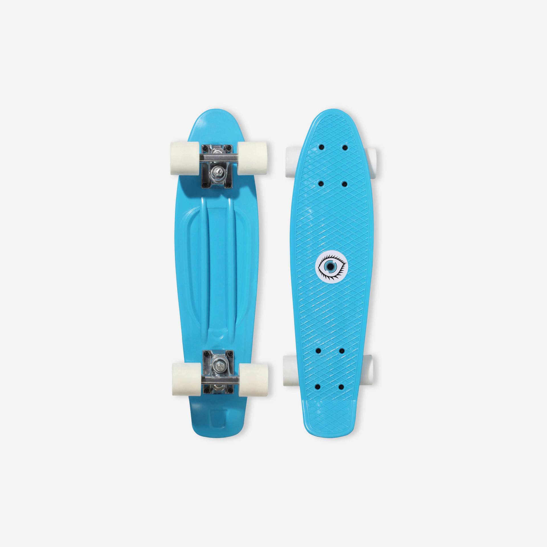 Skateboard Mini Play 500 Kunststoff Kinder blau von OXELO