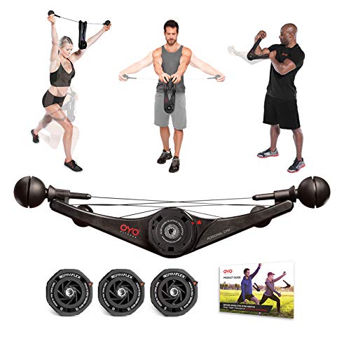 OYO Personal Gym Basic – Ganzkörper-tragbares Fitnessgerät-Set für Training zu Hause, im Büro oder auf Reisen – SpiraFlex Krafttraining Fitness-Technologie – NASA-Technologie von OYO Fitness