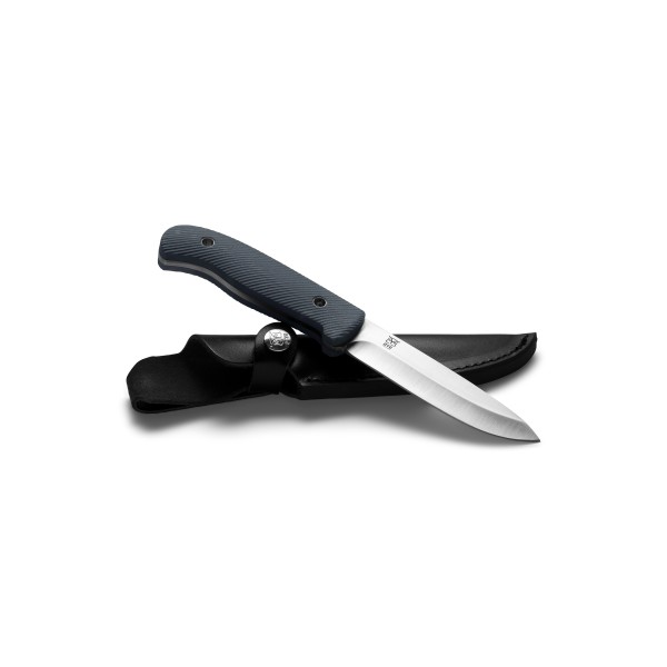 ØYO - Nordic Knife with Leather Sheat - Messer Gr Klinge: 12 cm schwarz von ØYO