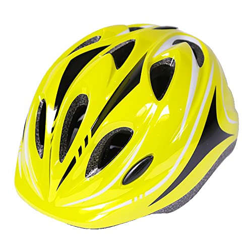 Fahrradhelm für Erwachsene, mit verstellbaren, ultraleichten, stabilen Rennrad-/Mountainbike-Helmen für Herren und Damen, Gelb von OYUEGE