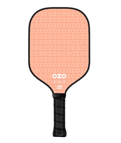 OZO Pickleball – Spark Energia Ritmo – USAPA Zugelassenes Power-Schläger für Anfänger – Carbonfaser-Oberfläche (Pink) von OZO
