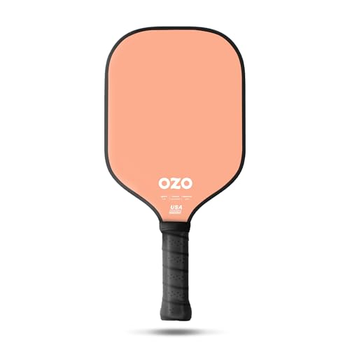 OZO Pickleball – Spark Fusion Essence – USAPA-Zugelassener Hybrid-Schläger für Anfänger – Graphit-Oberfläche (Pink) von OZO