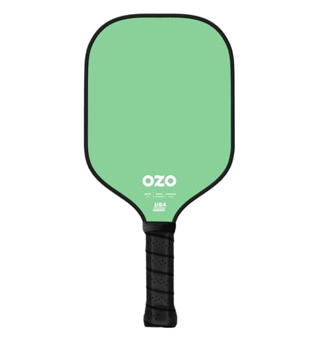 OZO Pickleball – Spark Fusion Essence – USAPA-Zugelassener Hybrid-Schläger für Anfänger – Graphit-Oberfläche (Grün) von OZO