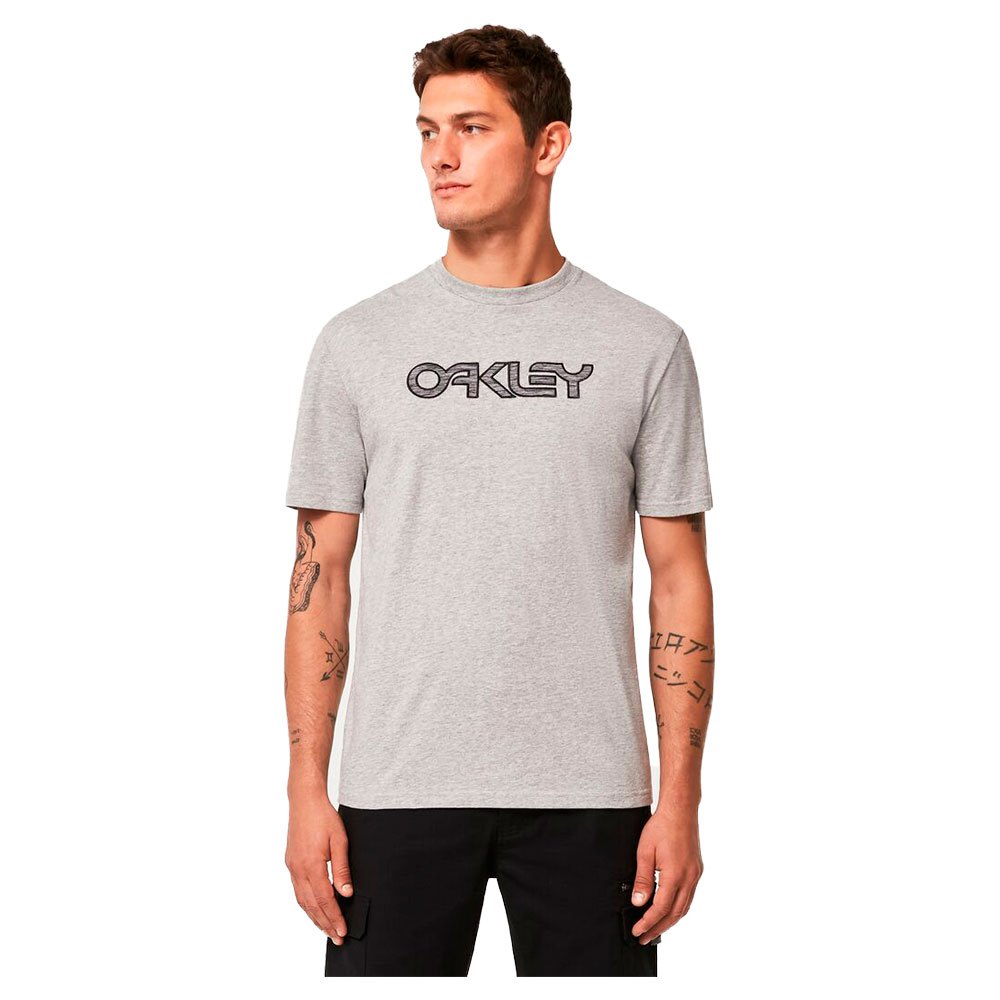 Oakley Apparel Embroidery Mark Ii Short Sleeve T-shirt Grau S Mann von Oakley Apparel