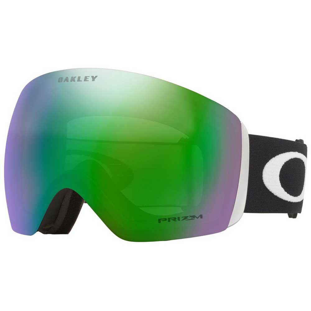 Oakley Flight Deck L Prizm Snow Ski Goggles Schwarz Prizm Iridium Snow Jade/CAT3 von Oakley
