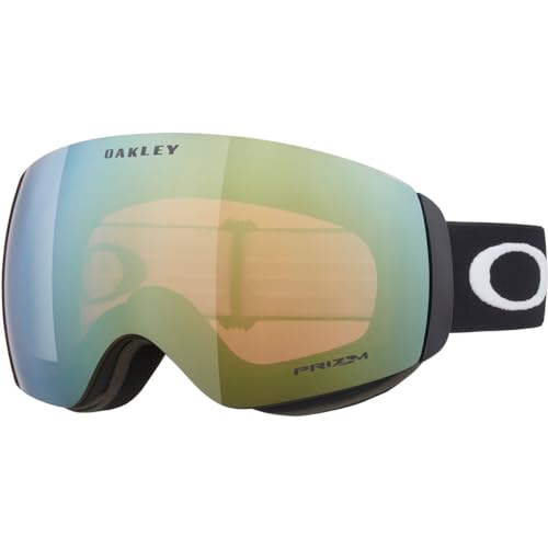Oakley Flight Deck Xm Prizm I Gelb-Schwarz - Rahmenlose Prizm™ Panorama Ski- und Snowboardbrille, Größe One Size - Farbe von Oakley