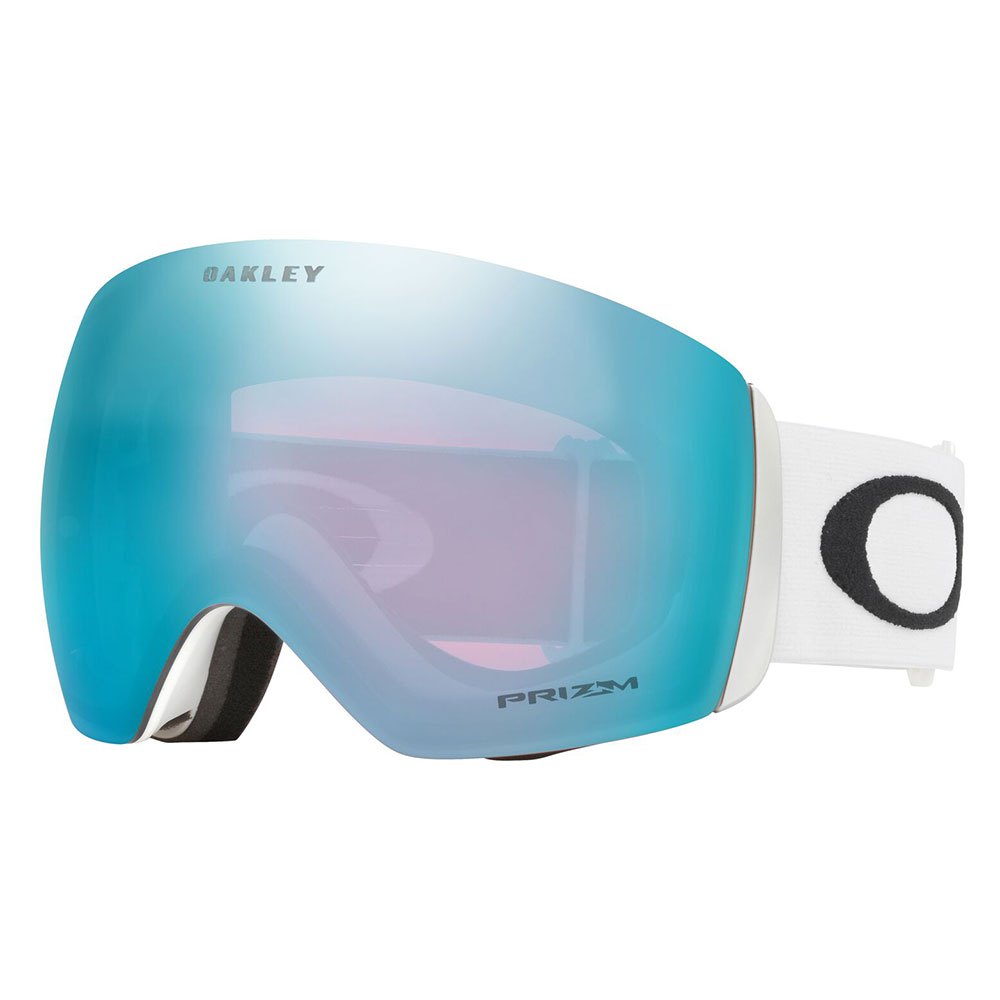 Oakley Flight Deck L Prizm Snow Ski Goggles Weiß Prizm Iridium Snow Sapphire/CAT3 von Oakley
