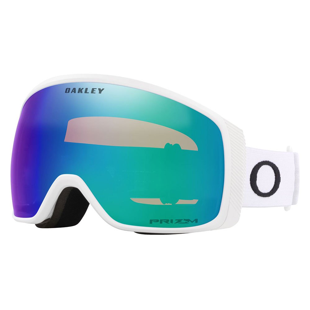 Oakley Flight Tracker M Prizm Ski Goggles Weiß Prizm Argon Iridium/CAT3 von Oakley