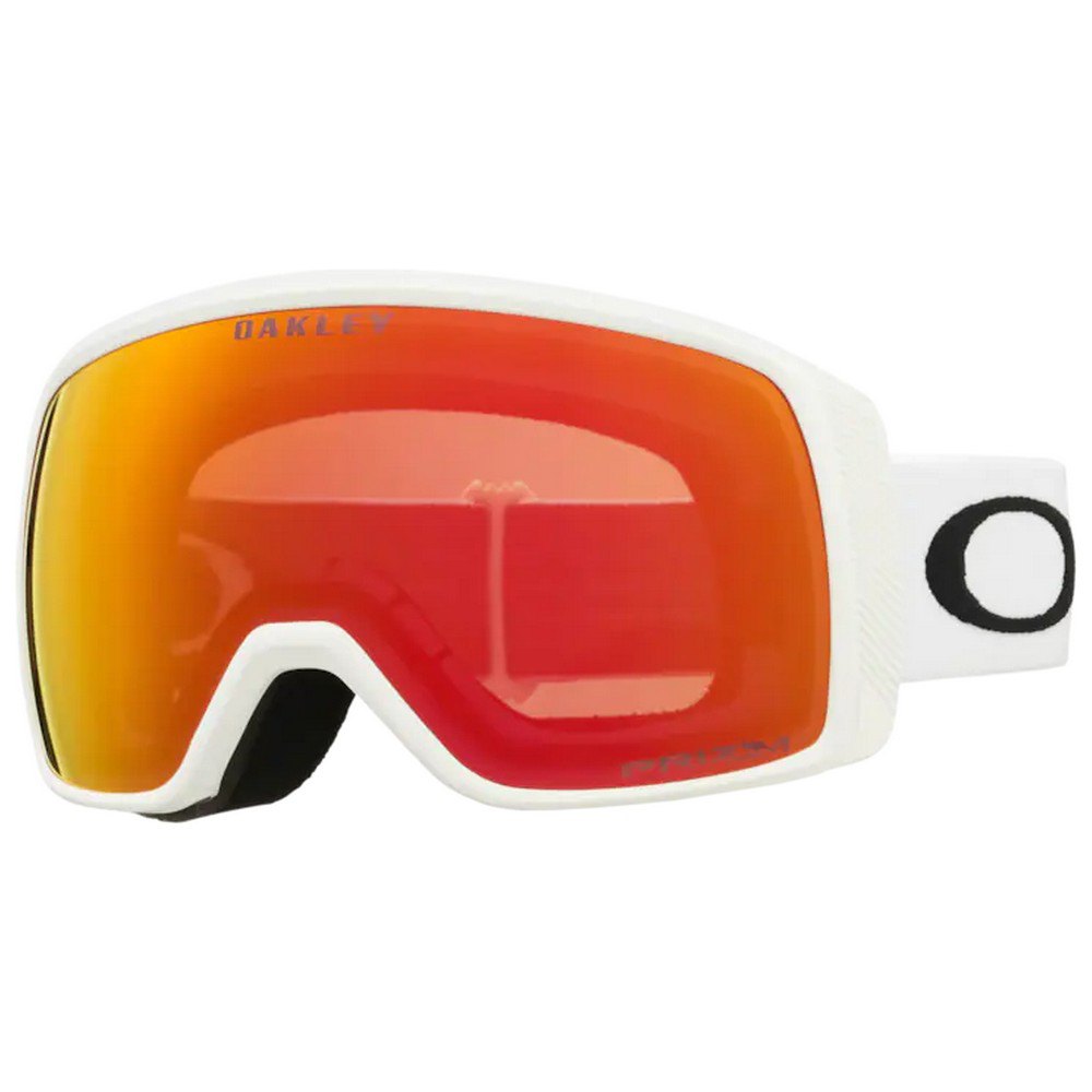 Oakley Flight Tracker S Prizm Ski Goggles Weiß Prizm Garnet/CAT2 von Oakley