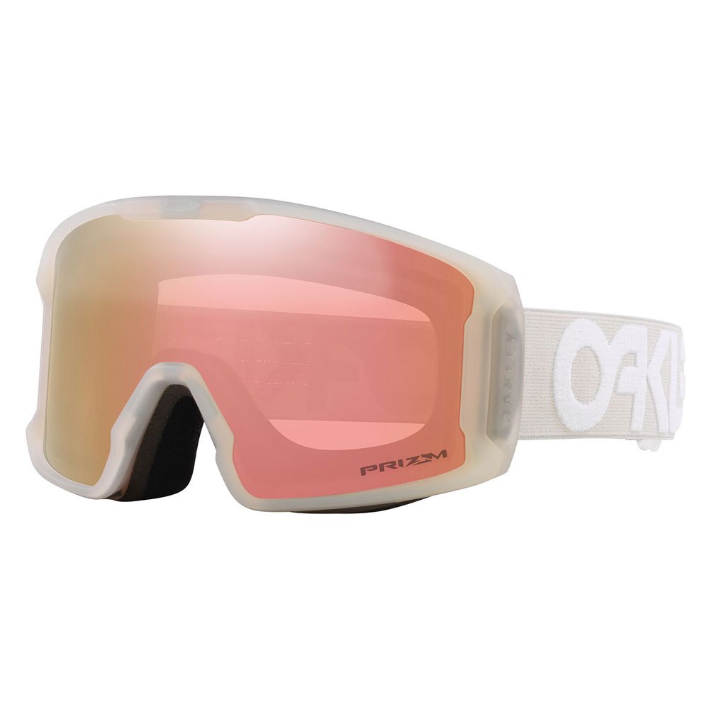 Oakley Line Miner M Prizm Ski Goggles Grau Prizm Rose Gold Iridium/CAT3 von Oakley