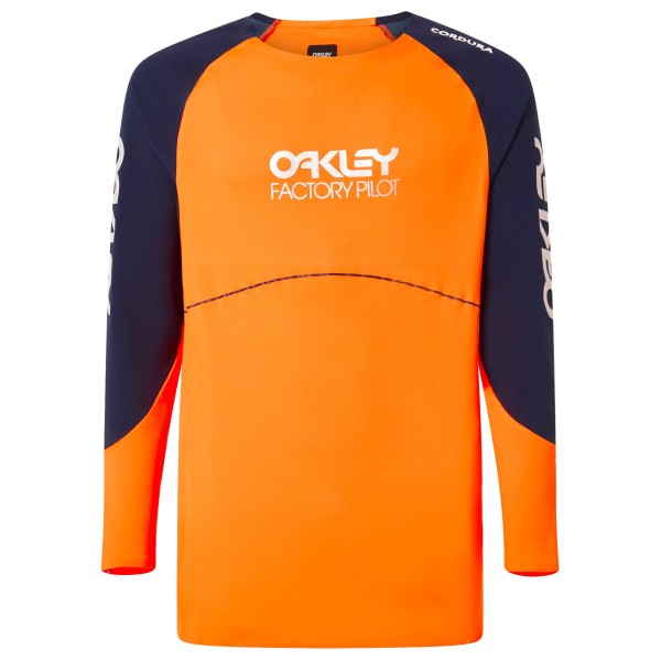 Oakley - Maven Scrub L/S Jersey - Radtrikot Gr L;M;S;XL;XXL grau;orange von Oakley