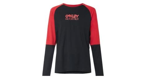 oakley switchback trail langarmshirt schwarz rot von Oakley