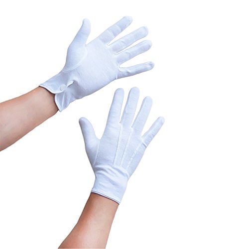 Oblique-Uniuqe® Weiße Handschuhe aus Baumwolle für Herren von Oblique-Uniuqe