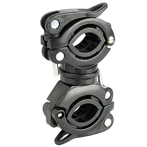 Obotsnoi Bike Taschenlampenmontage Lenker Leuchthalter Fahrrad Montagehalterung Torch Clip 360º Rotation Lenker von Obotsnoi