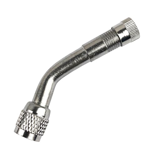 Obotsnoi Drei Winkel Reifenventile Adapter Schnelle Installation Haltbarkeit Lufthahnadapter Auto Motorrad Fahrrad Reifen Zubehör Winkel Regulierbare Reifenventile Verlängerung von Obotsnoi