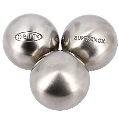 Obut - Superinox 75 mm 0 – Boccia-Kugeln – Grau – Größe 700 g von Obut