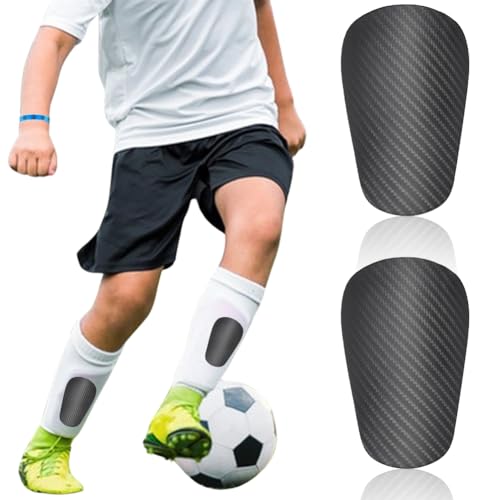 Extra Mini Schienbeinschoner für Fußballbegeisterte - Leichtgewichtige und Bequeme Schoner in kürzester Größe für Kinder und Erwachsene,Schienbeinschoner Kinder Fussball von Occzin