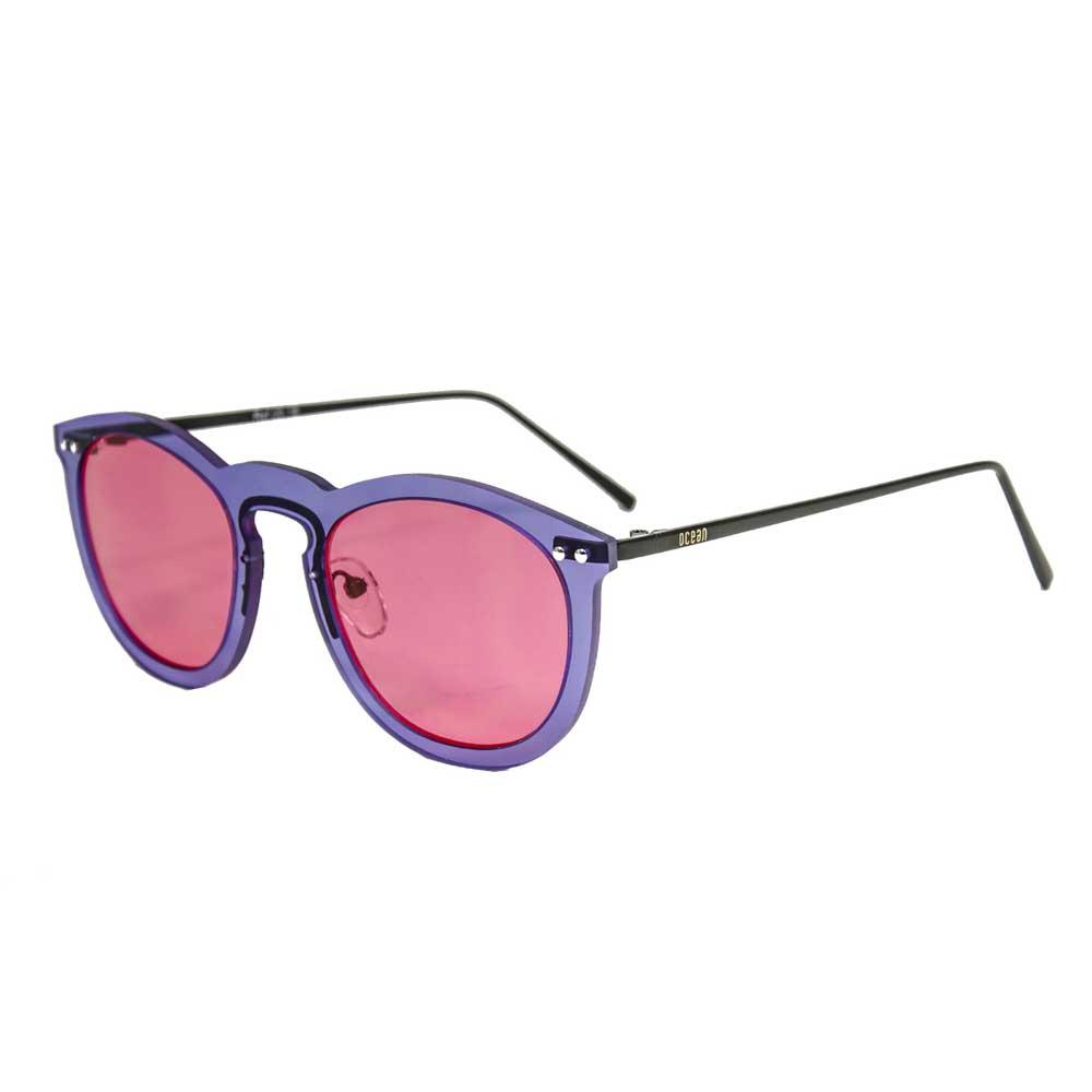 Ocean Sunglasses Berlin Polarized Sunglasses Blau Transparent Dark Blue / Metal Black Temple/CAT2 Mann von Ocean Sunglasses