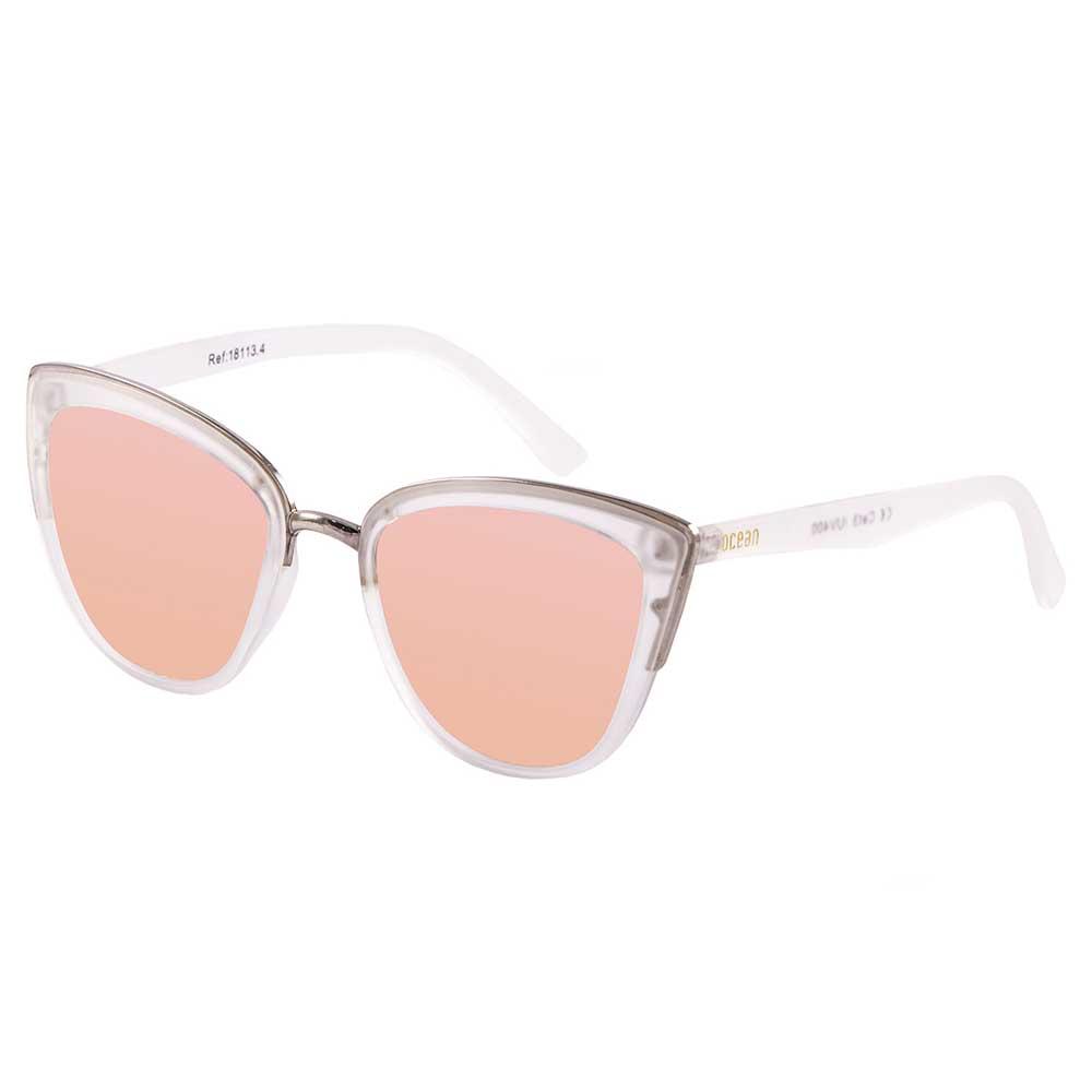 Ocean Sunglasses Cat Eye Sunglasses Silber Pink Flat/CAT2 Mann von Ocean Sunglasses