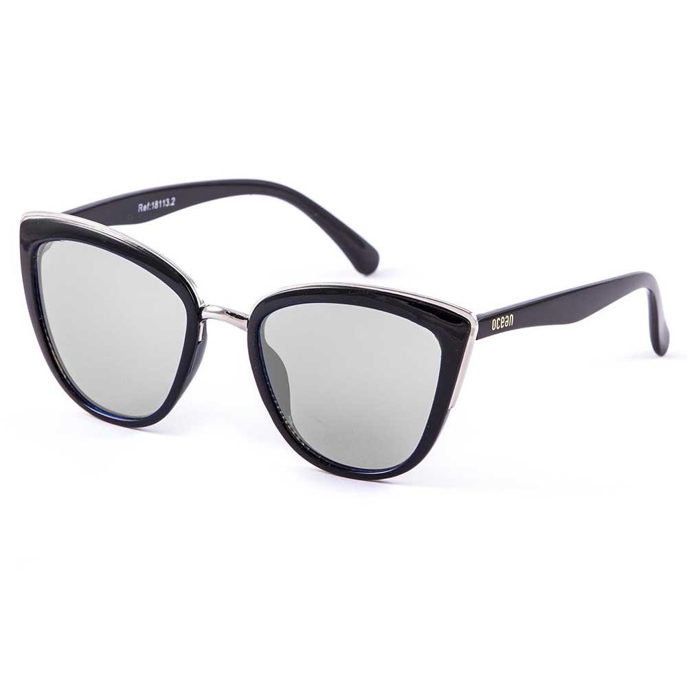 Ocean Sunglasses Cat Eye Sunglasses Silber Silver Flat/CAT2 Mann von Ocean Sunglasses