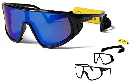 Ocean Sunglasses Floating SunGLASSES KILLYWATER Shiny Black 75/55/12/0 Unisex Erwachsene von Ocean Sunglasses