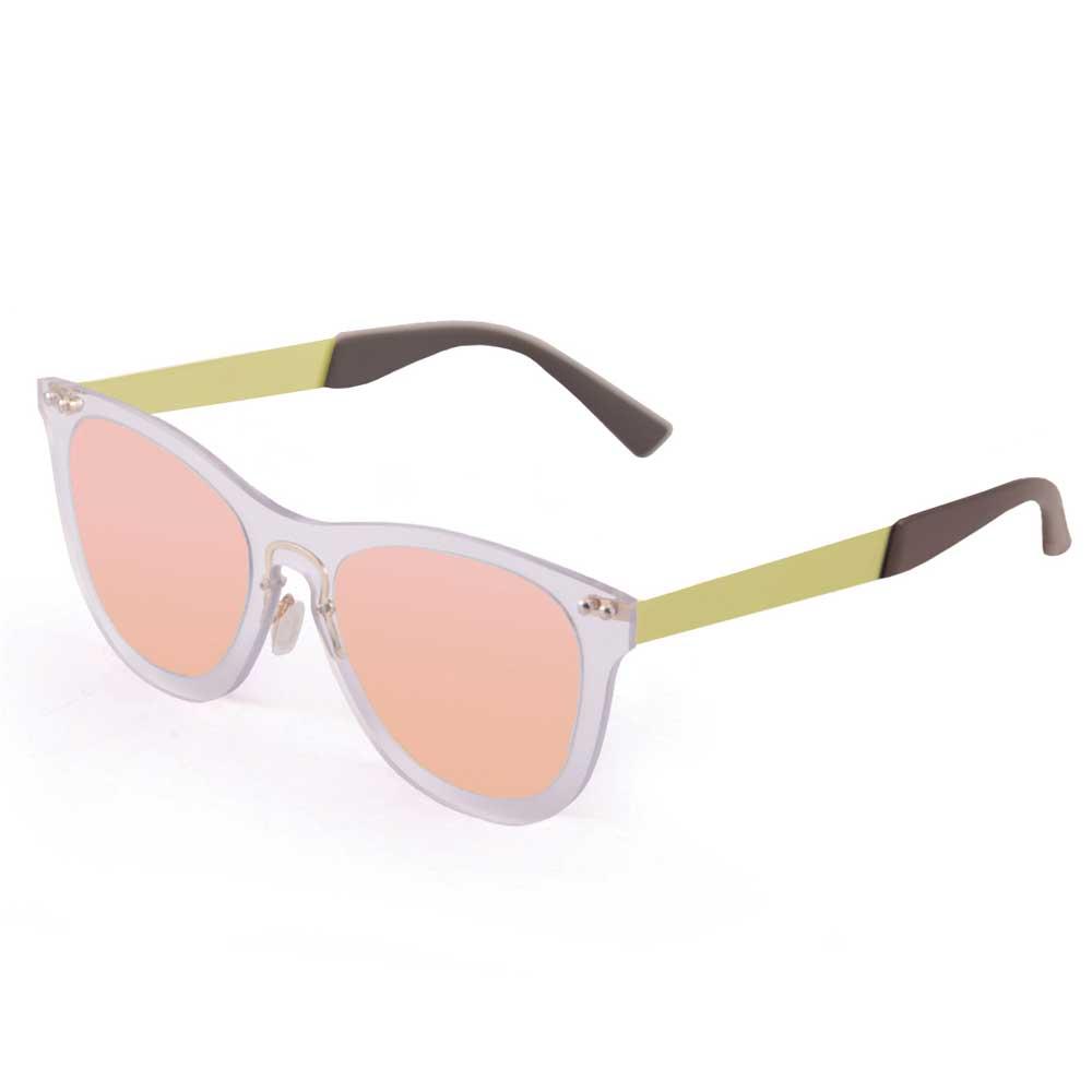 Ocean Sunglasses Florencia Sunglasses Rosa Transparent White / Metal Gold Temple/CAT2 Mann von Ocean Sunglasses