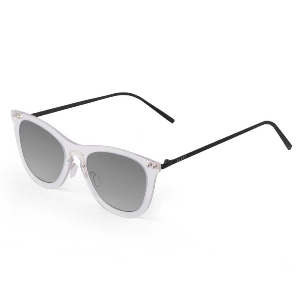 Ocean Sunglasses Genova Polarized Sunglasses Weiß,Schwarz Transparent White / Black Temple/CAT2 Mann von Ocean Sunglasses