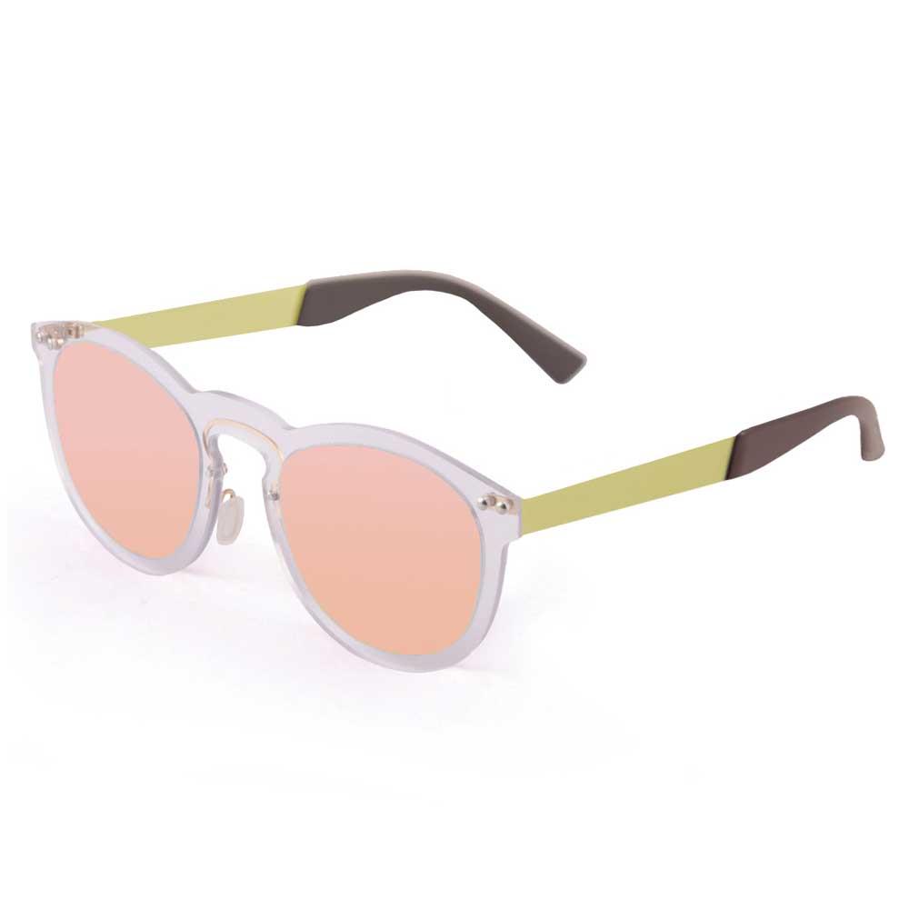 Ocean Sunglasses Ibiza Polarized Sunglasses Rosa Transparent White / Metal Gold Temple/CAT2 Mann von Ocean Sunglasses