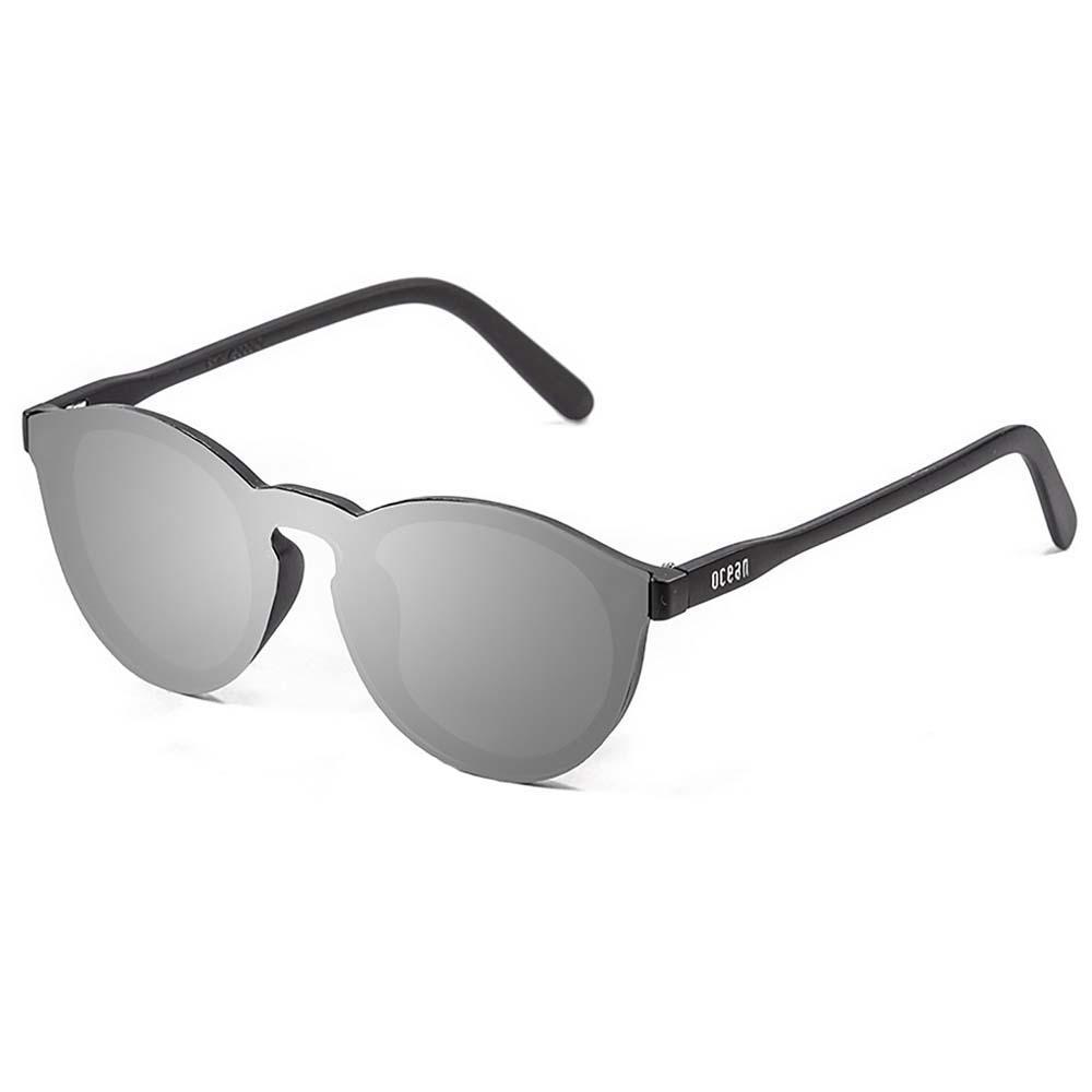 Ocean Sunglasses Milan Polarized Sunglasses Schwarz Silver Mirrow Flat/CAT3 Mann von Ocean Sunglasses
