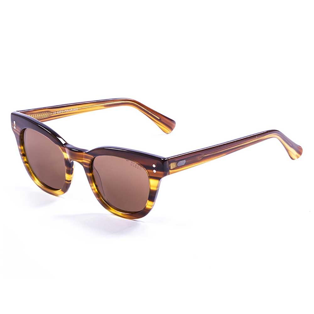 Ocean Sunglasses Santa Cruz Polarized Sunglasses Braun Frame Brown Light / Brown/CAT3 Mann von Ocean Sunglasses