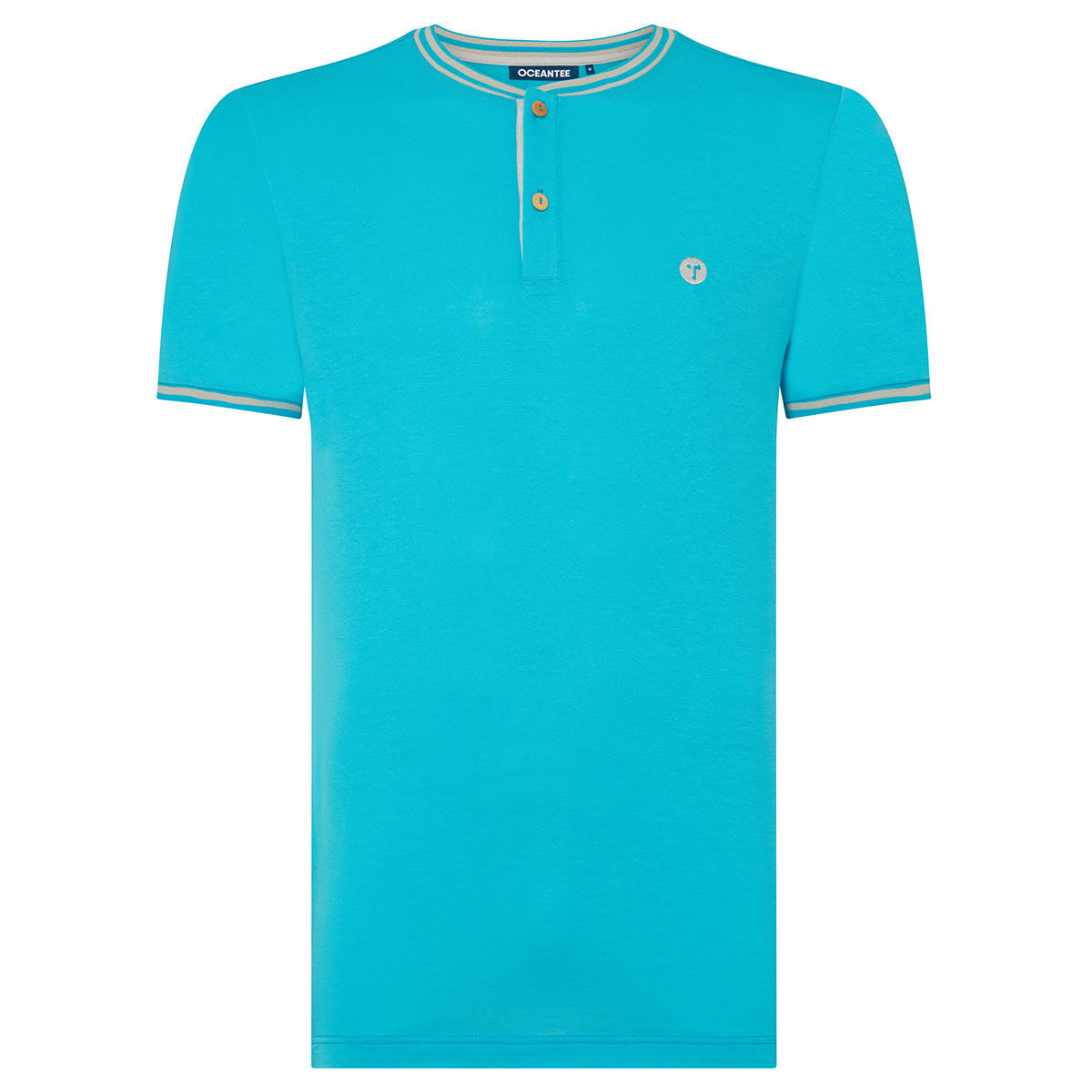 Ocean Tee Men's Oceanic Breathable Golf Polo Shirt, Mens, Aqua, Small | American Golf von Ocean Tee