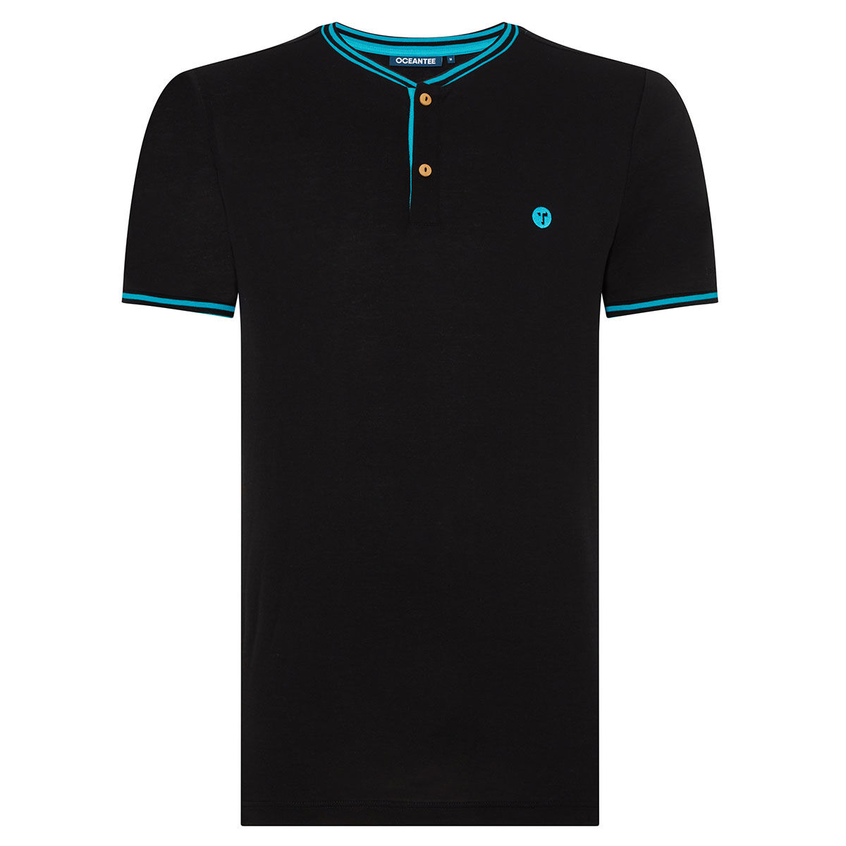 Ocean Tee Men's Oceanic Breathable Golf Polo Shirt, Mens, Black, Small | American Golf von Ocean Tee