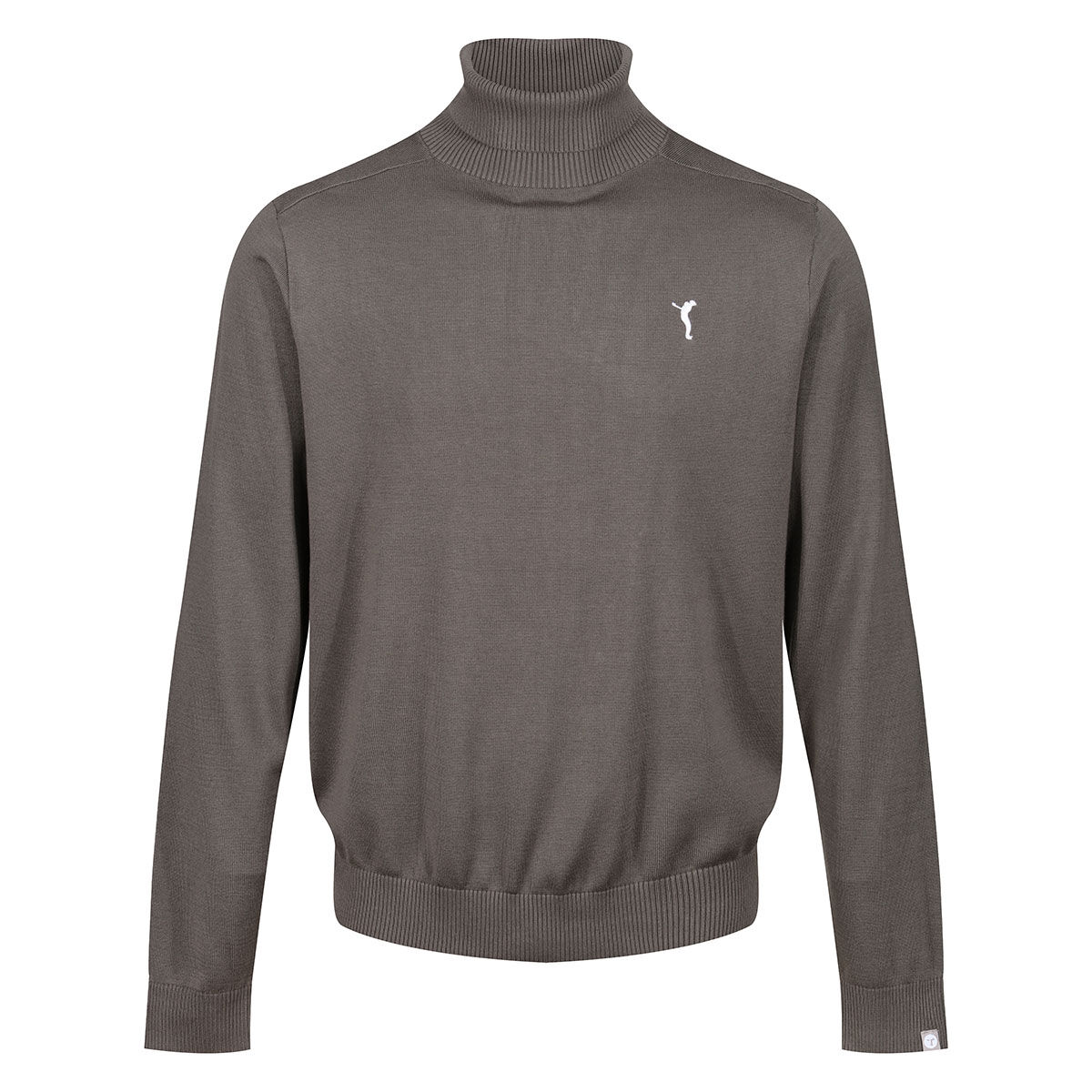 Ocean Tee Mens Grey Embroidered GOLFINO Wave Golf Sweater, Size: Small | American Golf von Ocean Tee