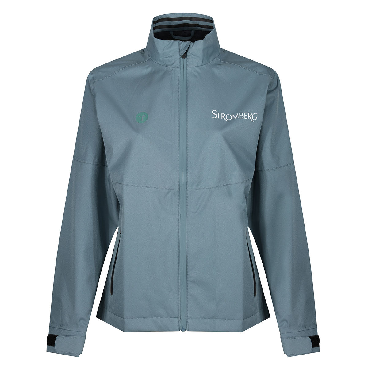 Ocean Tee Women's Grey Waterproof Stromberg Golf Jacket, Size: XS | American Golf von Ocean Tee