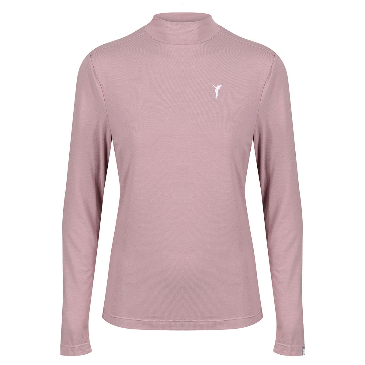 Ocean Tee Women's Pink Embroidered GOLFINO Wave Golf Base Layer, Size: XS | American Golf von Ocean Tee